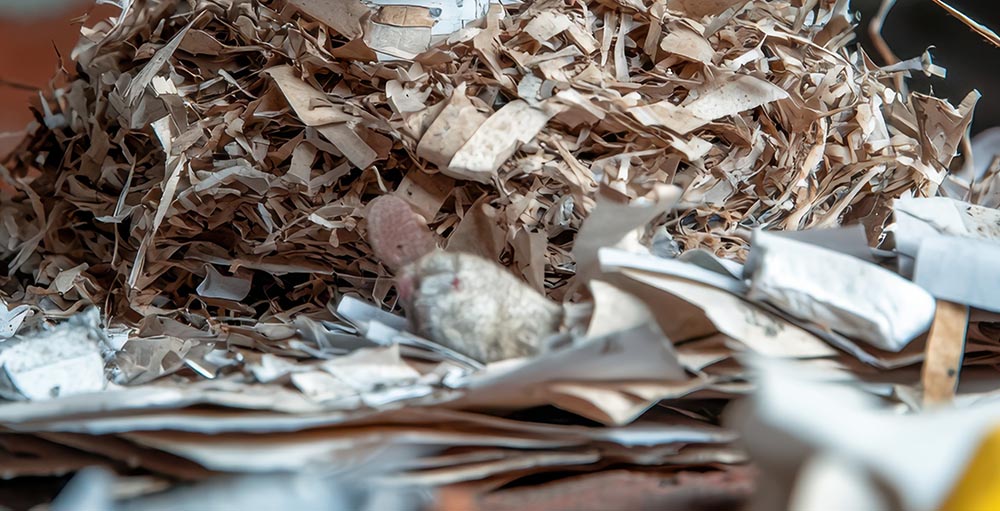 Monterey Pest Management offers clean out of rodent nests and droppings shown in this photo